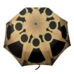 Radioactive Warning Signs Hazard Folding Umbrellas by Sapixe