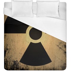 Radioactive Warning Signs Hazard Duvet Cover (king Size) by Sapixe