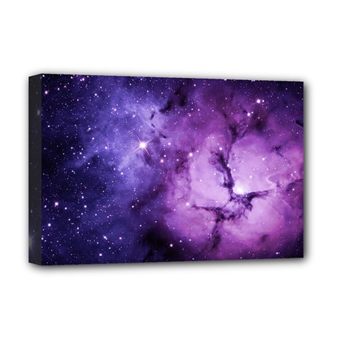 Purple Space Deluxe Canvas 18  X 12   by Sapixe