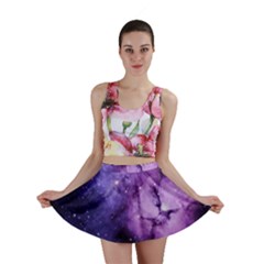 Purple Space Mini Skirt by Sapixe