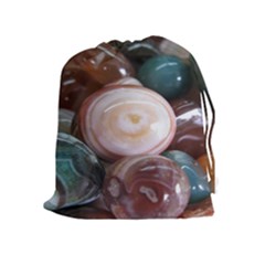 Rain Flower Stones Is A Special Type Of Stone Found In Nanjing, China Unique Yuhua Pebbles Consistin Drawstring Pouches (extra Large) by Sapixe