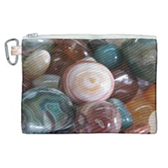 Rain Flower Stones Is A Special Type Of Stone Found In Nanjing, China Unique Yuhua Pebbles Consistin Canvas Cosmetic Bag (xl) by Sapixe