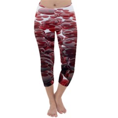 Red Lentils Capri Winter Leggings 