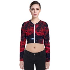 Red Nebulae Stella Bomber Jacket