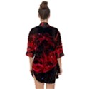 Red Nebulae Stella Open Front Chiffon Kimono View2