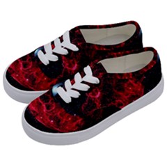 Red Nebulae Stella Kids  Classic Low Top Sneakers