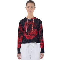 Red Nebulae Stella Women s Slouchy Sweat