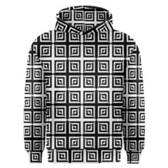 Seamless Pattern Background Black And White Men s Overhead Hoodie by Sapixe