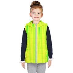 Shading Pattern Symphony Kid s Hooded Puffer Vest