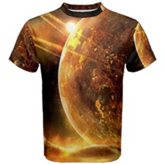 Sci Fi Planet Men s Cotton Tee by Sapixe