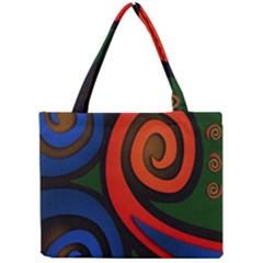 Simple Batik Patterns Mini Tote Bag by Sapixe