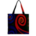 Simple Batik Patterns Zipper Grocery Tote Bag View1