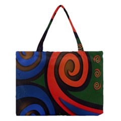 Simple Batik Patterns Medium Tote Bag by Sapixe