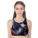 Shells Around Tubes Abstract Tank Bikini Top View1