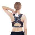 Shells Around Tubes Abstract Sports Bra With Pocket View2