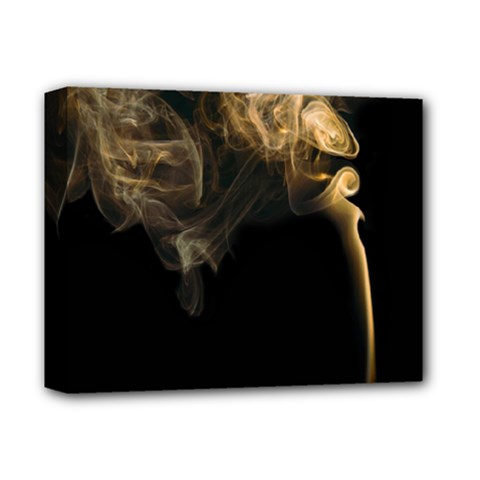 Smoke Fume Smolder Cigarette Air Deluxe Canvas 14  X 11  by Sapixe