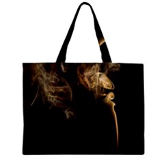 Smoke Fume Smolder Cigarette Air Zipper Mini Tote Bag by Sapixe