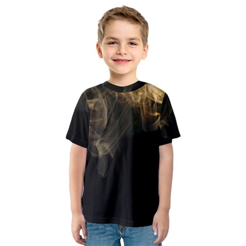 Smoke Fume Smolder Cigarette Air Kids  Sport Mesh Tee by Sapixe