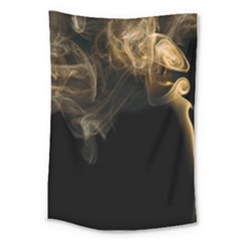 Smoke Fume Smolder Cigarette Air Large Tapestry by Sapixe