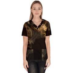 Smoke Fume Smolder Cigarette Air Scrub Top by Sapixe