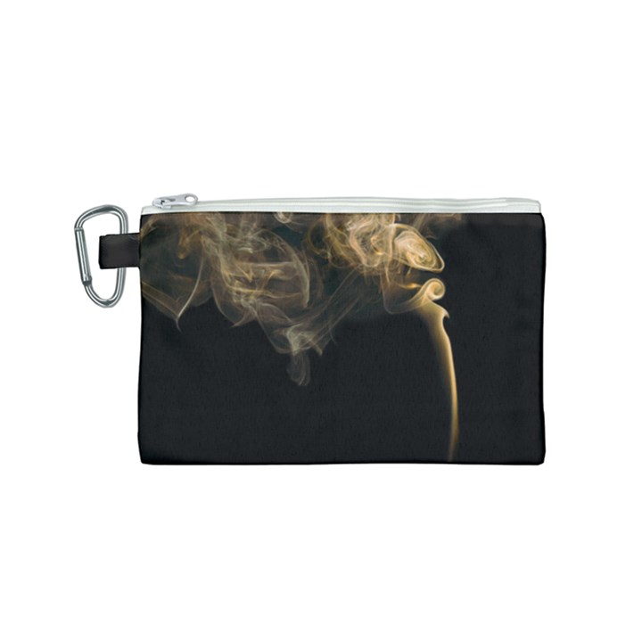 Smoke Fume Smolder Cigarette Air Canvas Cosmetic Bag (Small)