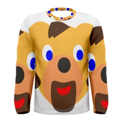 Solidarity Clipart Bear Head Teddy Bear Xmas Christmas Stuffed Animal Men s Long Sleeve Tee by Sapixe