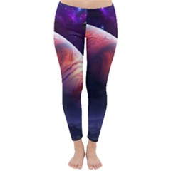 Space Art Nebula Classic Winter Leggings