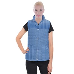 Star Flower Tiles Women s Button Up Vest