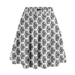 Abstract Shapes High Waist Skirt by jumpercat