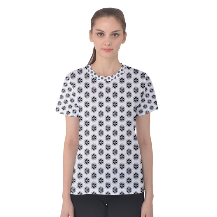 Abstract Pattern Women s Cotton Tee