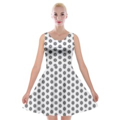 Abstract Pattern Velvet Skater Dresses by jumpercat