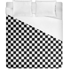 Checker Black And White Duvet Cover (california King Size) by jumpercat