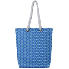 Fresh Tiles Full Print Rope Handle Tote (small)