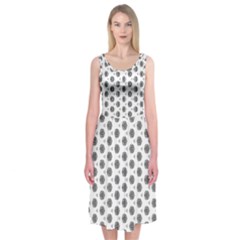 Abstract Pattern 2 Midi Sleeveless Dress by jumpercat