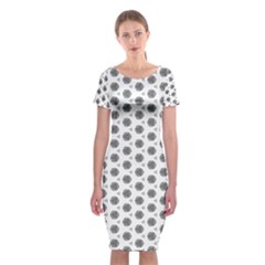 Abstract Pattern 2 Classic Short Sleeve Midi Dress by jumpercat