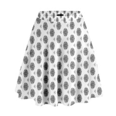 Abstract Pattern 2 High Waist Skirt by jumpercat