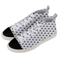 Abstract Pattern 2 Men s Mid-top Canvas Sneakers