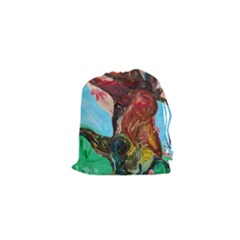 Big Coral Tree Drawstring Pouches (XS) 