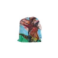 Big Coral Tree Drawstring Pouches (xs)  by bestdesignintheworld