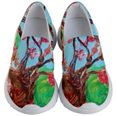 Coral Tree Blooming Kid s Lightweight Slip Ons by bestdesignintheworld