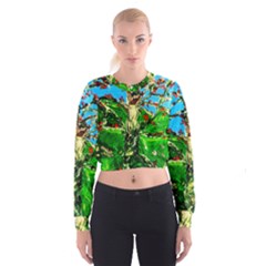 Coral Tree 2 Cropped Sweatshirt by bestdesignintheworld