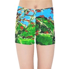 Coral Tree 2 Kids Sports Shorts by bestdesignintheworld