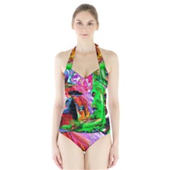 Triplets-1 Halter Swimsuit by bestdesignintheworld