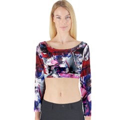 Combat Trans 3 Long Sleeve Crop Top by bestdesignintheworld