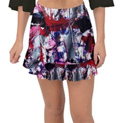 Combat Trans 3 Fishtail Mini Chiffon Skirt