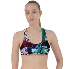 Combat Trans 4 Criss Cross Racerback Sports Bra by bestdesignintheworld