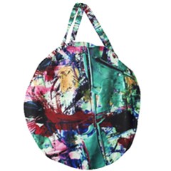 Combat Trans 4 Giant Round Zipper Tote by bestdesignintheworld