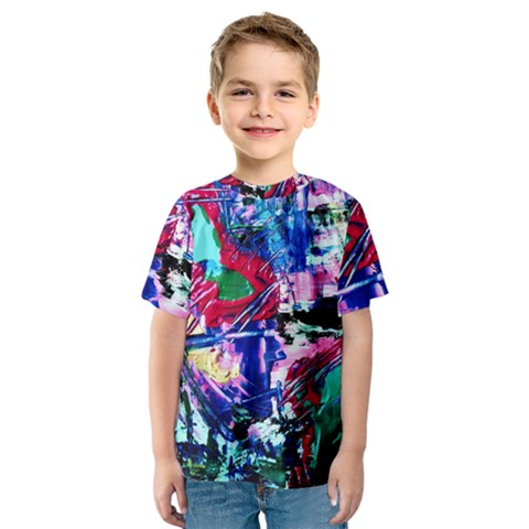 Combat Trans 6 Kids  Sport Mesh Tee by bestdesignintheworld