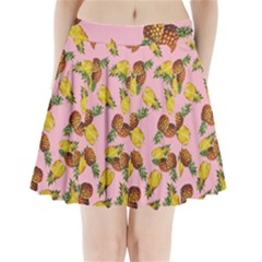 Pineapple Pleated Mini Skirt by CasaDiModa