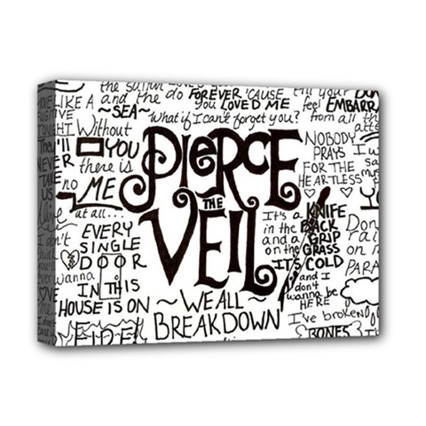 Pierce The Veil Music Band Group Fabric Art Cloth Poster Deluxe Canvas 16  x 12  